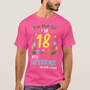 November Girls Flower Tee 58 Years Old Im Not 58 B