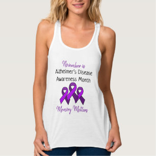November is Alzheimer's Disease Awareness Month Singlet