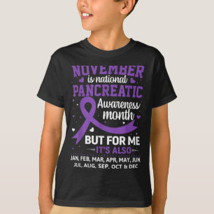 November is Pancreatic Cancer Awareness Purple T-Shirt