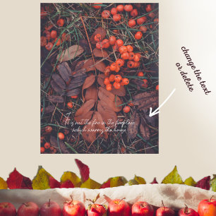 November pattern poster