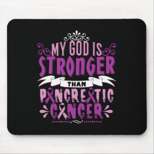 November Purple God Stronger Than Pancreatic Cance Mouse Pad