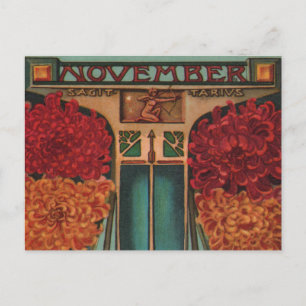 November - Sagittarius Postcard