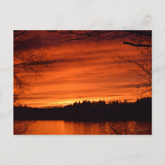 November Sunset Postcard