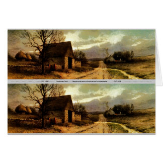 November Twilight (1912) Barn and Fields Bookmark