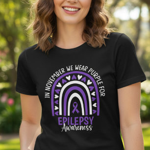 November Wear Purple Epilepsy Awareness Tri-Blend Shirt