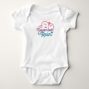Novermber Rain Baby Bodysuit