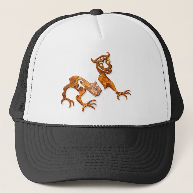 Novgorod Dragon rust Trucker Hat (Front)