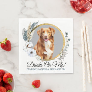 Novia Scotia Duck Tolling Retriever Wedding Napkin