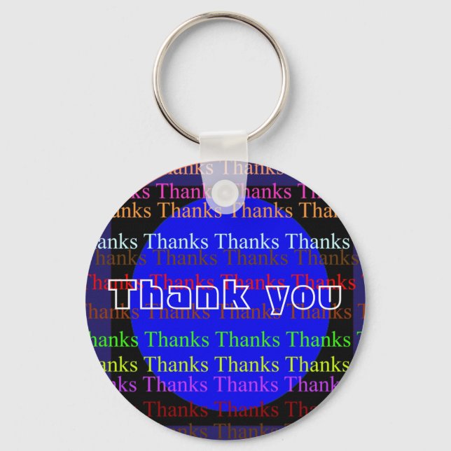 NOVINO Manyways to Thankyou - Thank You Key Ring (Front)
