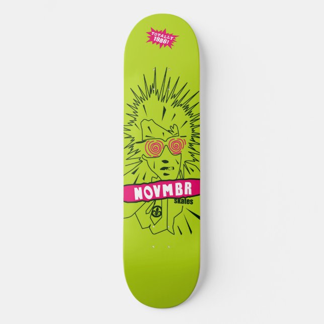 NOVMBR Sicko stick 8.5 Skateboard (Front)