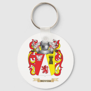Novoa Coat of Arms (Family Crest) Key Ring