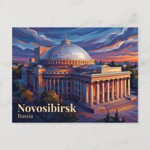 Novosibirsk Opera and Ballet Theatre Russia Postcard