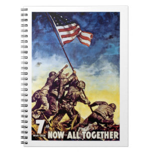 Now All Together ~ Iwo Jima Spiral Notebook