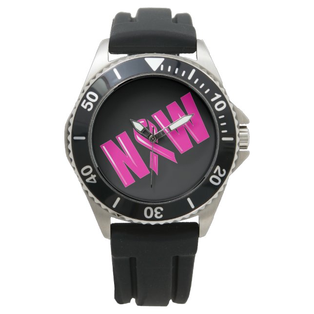 NOW Breast Cancer Awareness Watch (Front)
