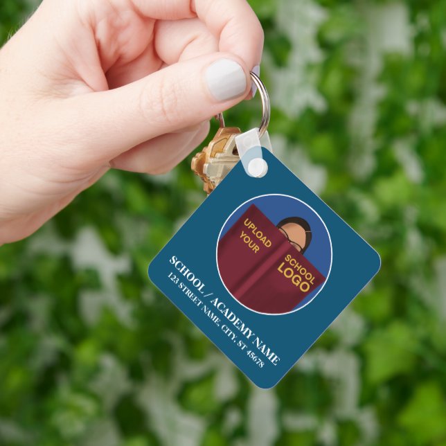 Now Enrolling | Custom School Logo Keychain (Hand)