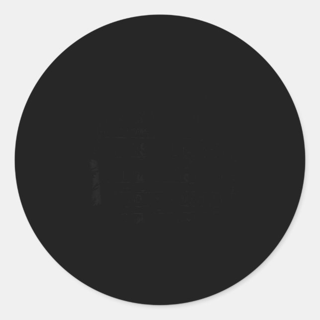 Now Entering Iwishabish Woods National Forest Land Classic Round Sticker (Front)