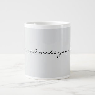 Now Go and Make Your Legend Inspirational Motivati Large Coffee Mug