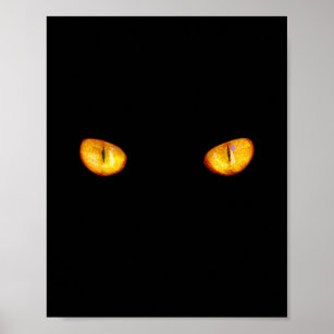 Now He Sees you Black Cat  Poster