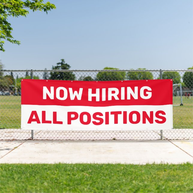 Now Hiring All Positions Help Wanted Business  Banner (Insitu)