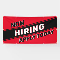 Now Hiring Apply Today Large Help Wanted
