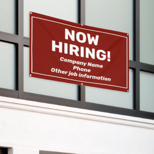 Now Hiring Personalised Banner