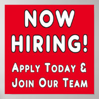 Now Hiring