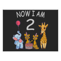 Now I am 2 year old 2nd Birthday at the Zoo