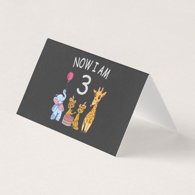 Now I am 3 year old 3rd Birthday at the Zoo (Front)