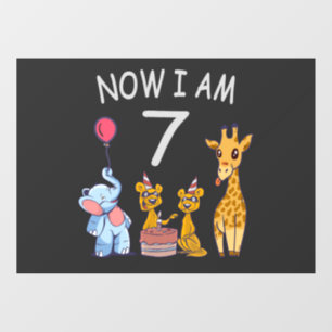 Now I am 7 years old 7th Birthday at the Zoo