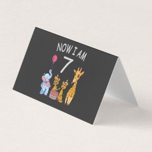 Now I am 7 years old 7th Birthday at the Zoo