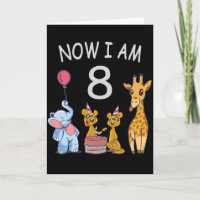 Now I am 8 years old 8th Birthday at the Zoo