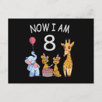 Now I am 8 years old 8th Birthday at the Zoo