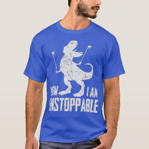 Now I Am Unstoppable Funny TRex Grabber Hand  T-Shirt