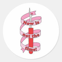 "Now Is Not The Time" Seam Ripper and Ribbon