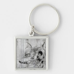 Now King Arthur saw the Questing Beast Key Ring