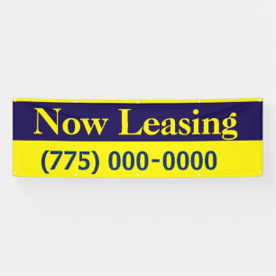 Now Leasing 8' Easy Hang Banner