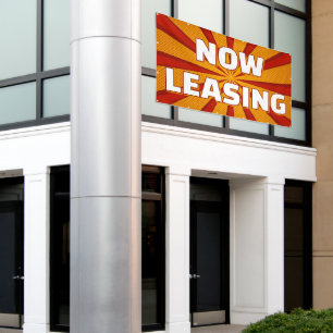 Now Leasing Apartments Large Outdoor Banner