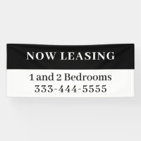 Now Leasing Black & White Apartments for Rent Bann