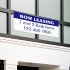 Now Leasing Blue and White Apartments for Rent