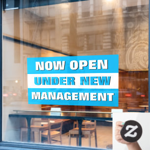 Now Open Under New Management Small Business