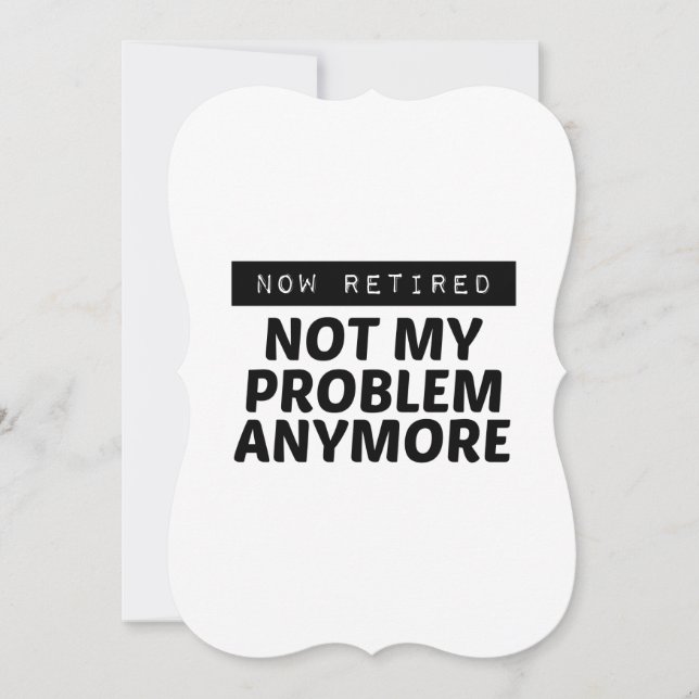 NOW RETIRED ANNOUNCEMENT (Front)