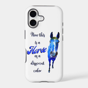 Now This Is A Horse Of A Different Colour in Blue