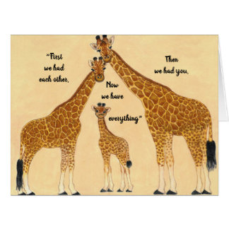 Now We Have Everything Giraffe Family