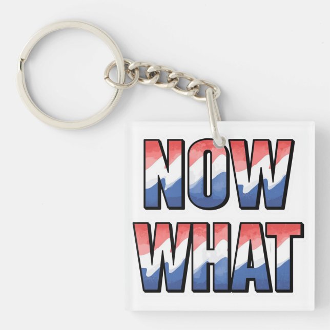 Now what  in red white and blue key ring (Front)
