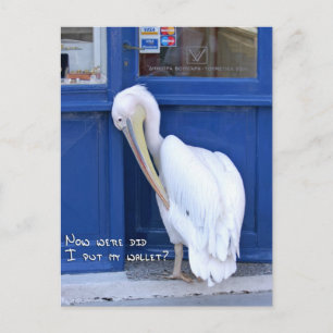 Now where did I put my wallet? Postcard
