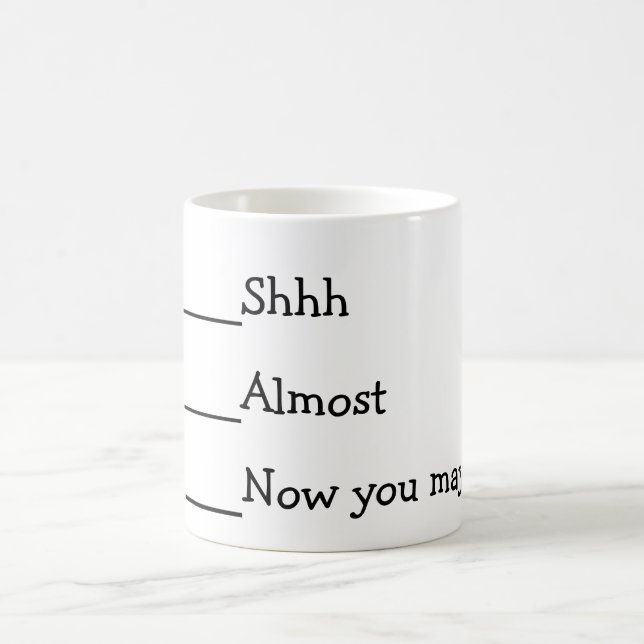 Now you may speak funny meme coffee mug (Center)