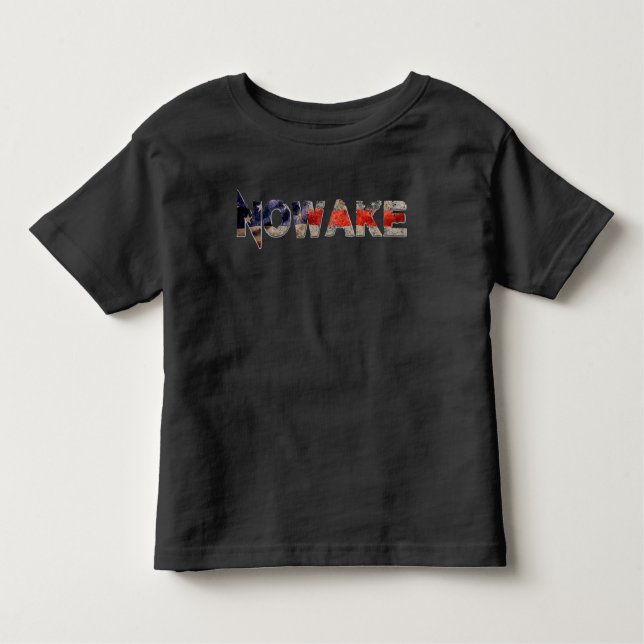NOWAKE Toddler #merica Shirt (Front)