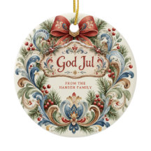 Nowegian Christmas Rosemaling Photo