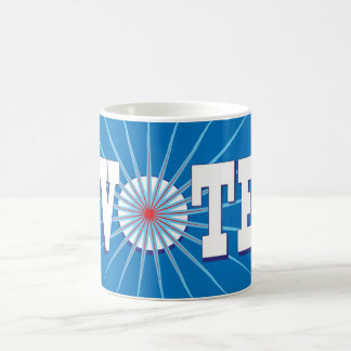 NowPower • Get Out The VOTE Mug, blue Coffee Mug