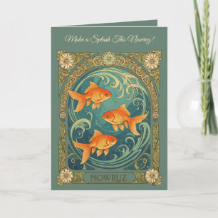 Nowruz Goldfish Of Renewal Card